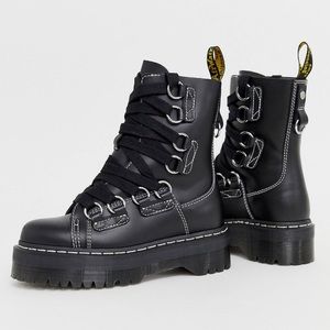 Dr Martens Jadon XL chunky lace leather boots